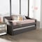 Baxton Studio Barnstorm Modern Grey Upholstered Daybed with Guest Trundle Bed 131-7305 - alternate 5